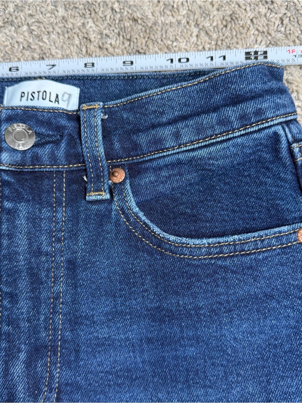 Pistola Evie High Rise Slim Bootcut Jean 24 00 Penthouse blue stretch high rise - Picture 12 of 15